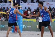 Bautista Amieva y Maciel Bueno representaron al país de la mejor manera. Foto: FEVA