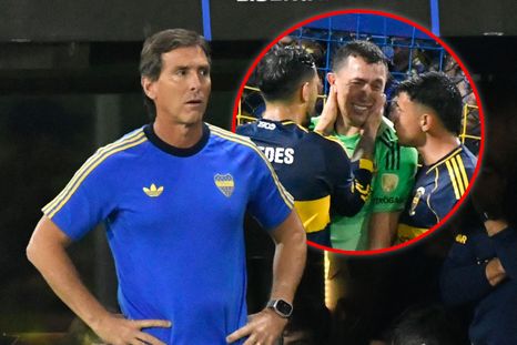 Claudio Úbeda habló de la lesión de Marchesín en el arranque de Boca-Barcelona. Claudio Úbeda habló de la lesión de Marchesín en el arranque de Boca-Barcelona.