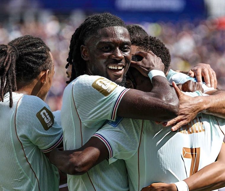 Manu Koné fue la solución que necesitaba Deschamps para el mediocampo.