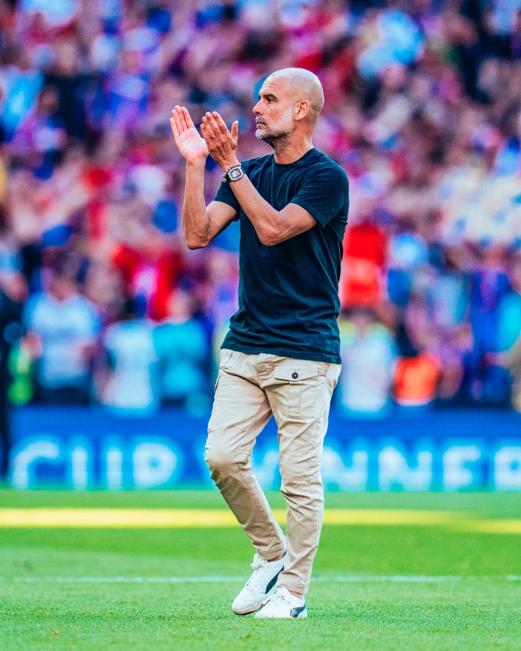 La decisión de Pep Guardiola en la previa del debut del City en el Mundial de Clubes. Foto: EFE