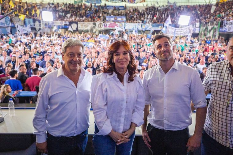 Abel Furlán junto a Cristina Kirchner Foto: Twitter @CFKArgentina