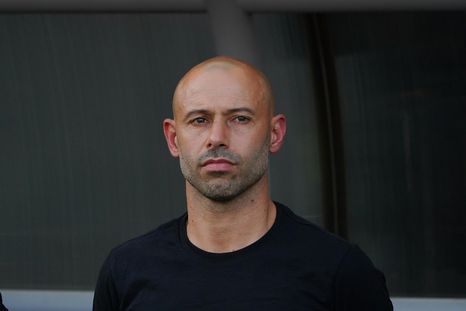 Javier Mascherano se cruzó fuertemente con un periodista. Foto: EFE Javier Mascherano se cruzó fuertemente con un periodista. Foto: EFE