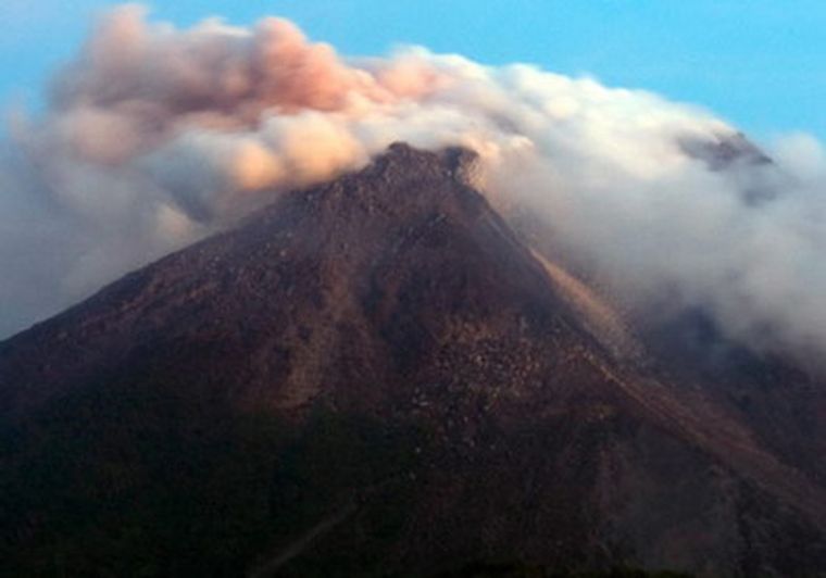 El Merapí dejó estrago a su paso. Foto: EFE