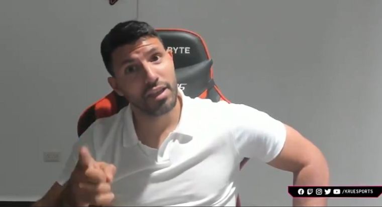 El Kun Agüero desmintió los rumores de reencuentro con Gianinna Maradona. Foto: Captura