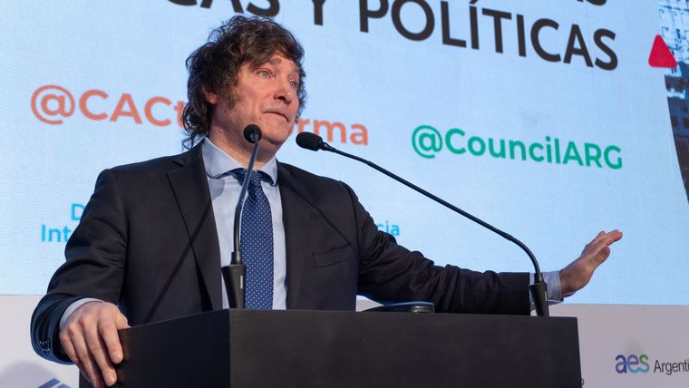 El líder de La Libertad Avanza, Javier Milei, genera apoyo y rechazos de parte de los inversores del exterior. Foto: MDZ