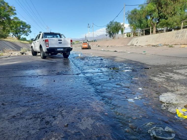 La limpieza se desarrolló en solo una jornada Foto: Gobierno de Mendoza