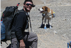 la travesia de un andinista junto a su perro