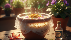 Un elixir mágico para las plantas. Fuente. IA Gemini. Un elixir mágico para las plantas. Fuente. IA Gemini.