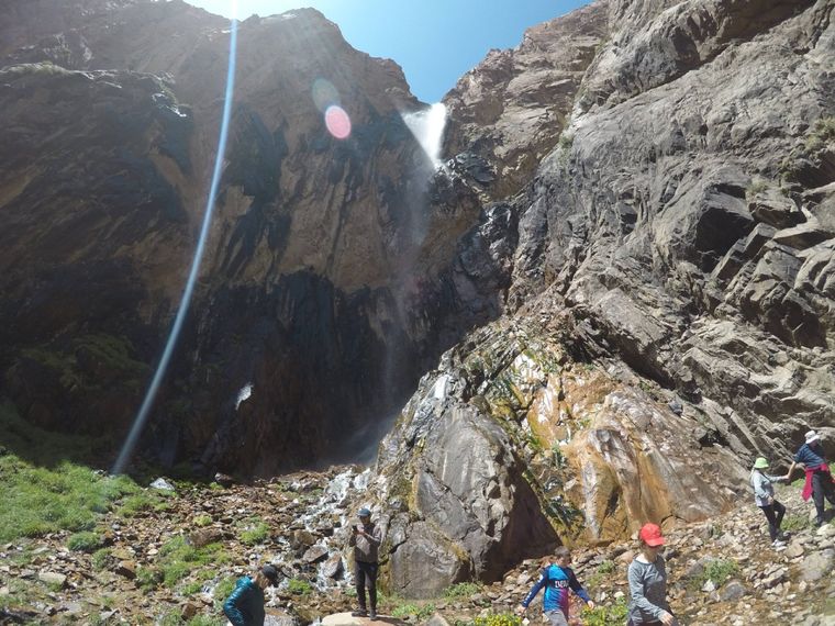 El lugar desde donde cayó la mujer Foto: tunuyan.gov.ar