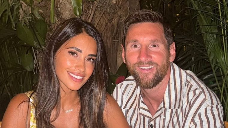 Leo Messi y Antonela Roccuzzo. Foto: Instagram/ @antonelaroccuzzo.&nbsp;