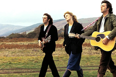 Denny, Linda y Paul durante su época con Wings.