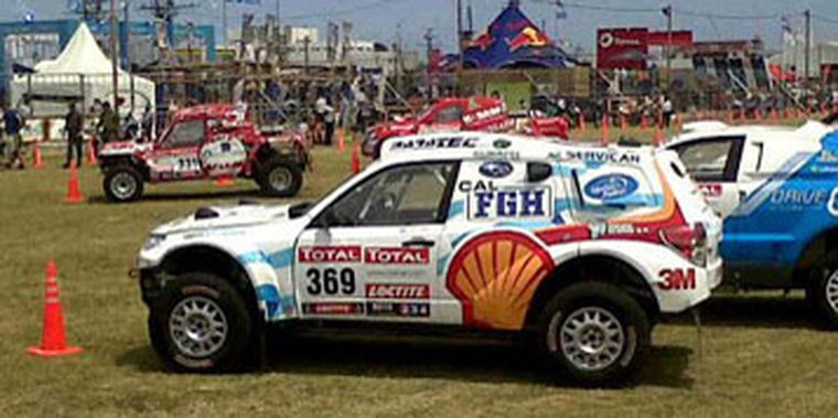 La Subaru de García, preparada por Belarde Foto: Prensa