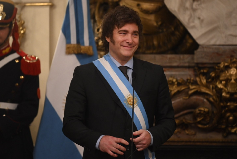 Javier Milei hizo un balance de su primer mes de gestión Foto: X @EugeniaRolon_