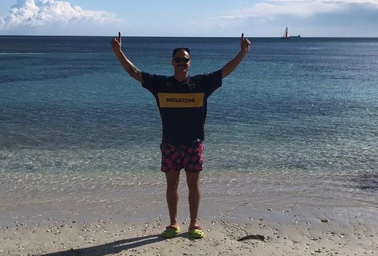 Leandro Ojeda se encuentra en Cagliari, Italia.