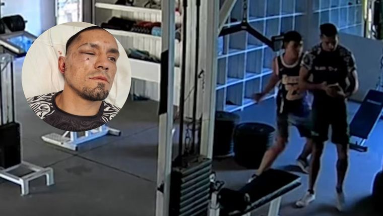 El profesor Alexis fue atacado mientras entrenaba en el gimnasio.&nbsp;