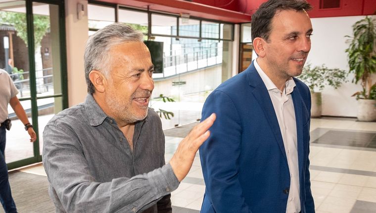 Alfredo Cornejo y Tadeo García Zalazar. Foto: Gobierno