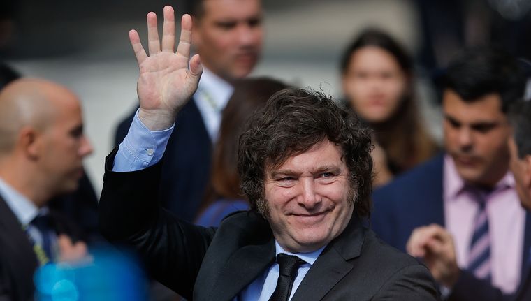 Javier Milei lidia con nuevos factores consecuentes de su plan de Gobierno Foto: EFE