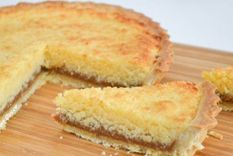 para los amantes de los dulces, prepara una tarta de dulce de leche y coco