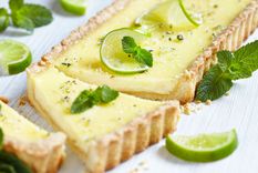 Tarta de lima y queso crema Una receta simple y deliciosa en pocos pasos Foto: Shutterstock