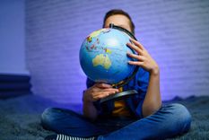 Un mapa muestra a Argentina en el centro del mundo y se hizo viral