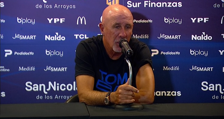 Daniel Oldrá y su tristeza en Godoy Cruz. Foto: Captura