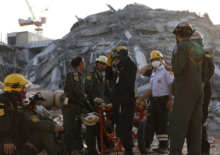 El epicentro del terremoto fue en Myanmar Foto: EFE