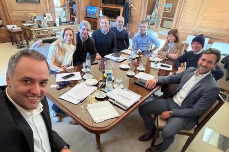 La mesa política se volvió a reunir en Casa Rosada La mesa política se volvió a reunir en Casa Rosada