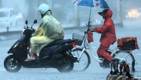 China atravesó un nuevo tifón que dejó cuantiosos daños. Foto Efe