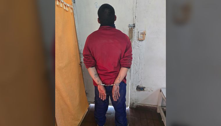 El sospechoso detenido por robo en Maipú.&nbsp;