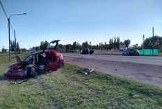 El conductor del Suzuki Fun murió tras ser impactado de frente por otro vehículo El conductor del Suzuki Fun murió tras ser impactado de frente por otro vehículo