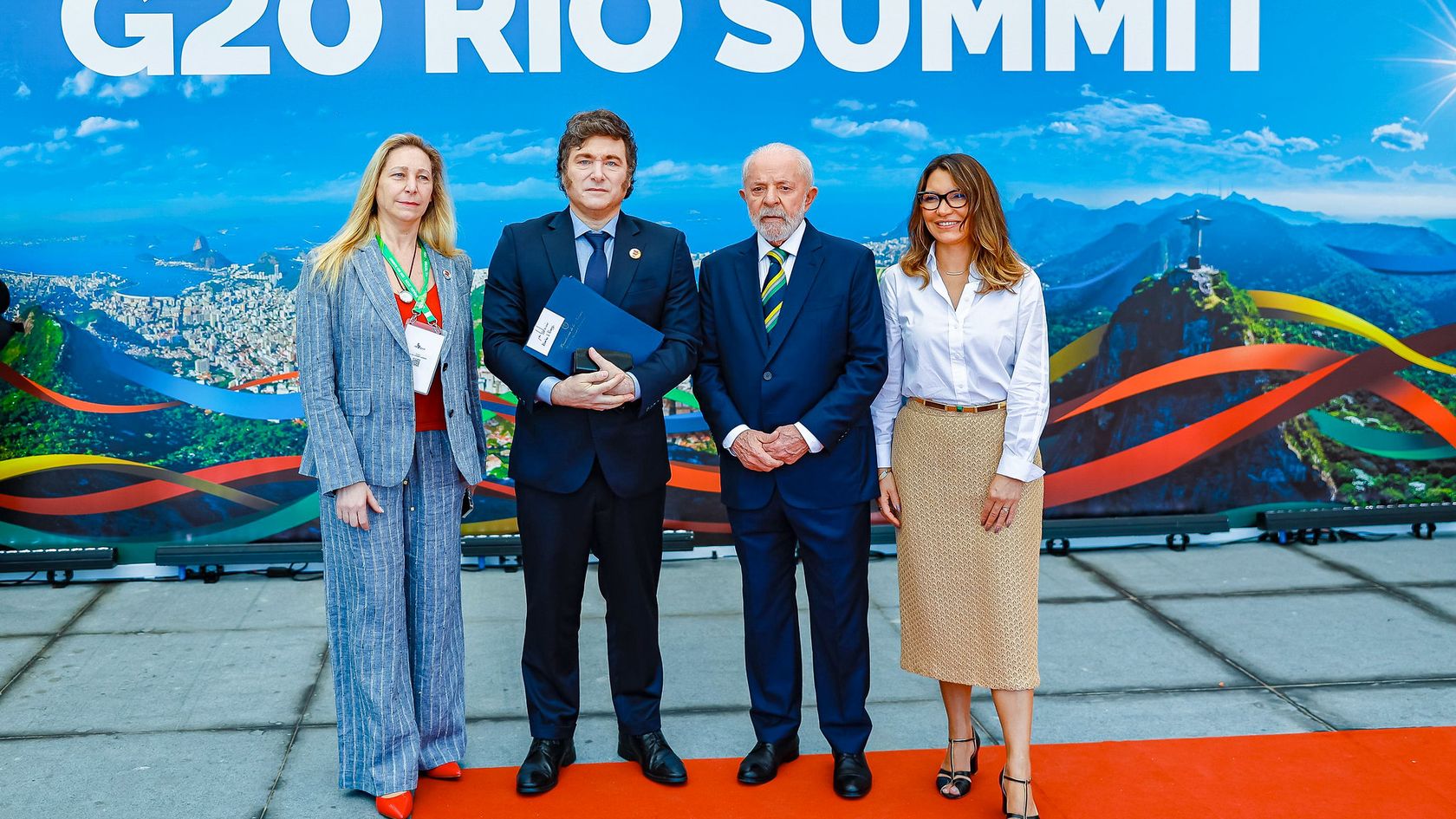 Lula da Silva y Javier Milei durante la cumbre del Mercosur.