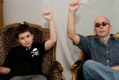 El artista y su hijo.