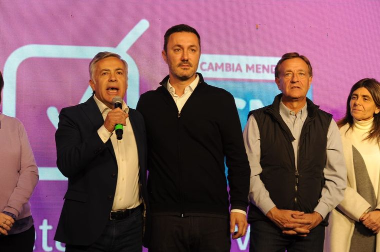 Cornejo y Petri, juntos Foto: ALF PONCE MERCADO / MDZ