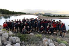 El Millonario comenzó con los trabajos de pretemporada en San Martín de Los Andes. Foto: River Plate El Millonario comenzó con los trabajos de pretemporada en San Martín de Los Andes. Foto: River Plate