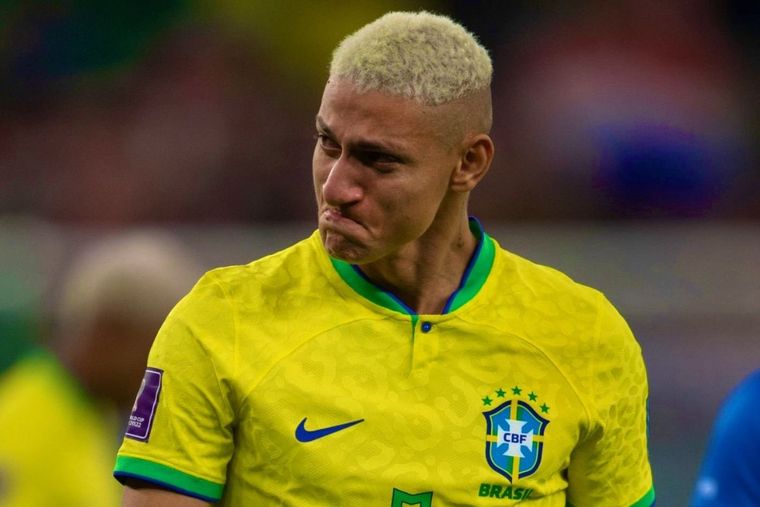 Richarlison y una cruda sentencia al hablar de la eliminación de Brasil.