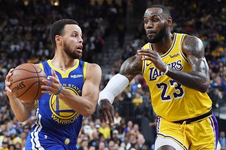 Golden State y Lakers protagonizarán el partido más destacado de la primera jornada. Foto: NBA