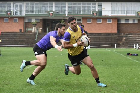 Los Pumas trabajan en Durban a la espera del partido de este sábado. Los Pumas trabajan en Durban a la espera del partido de este sábado.