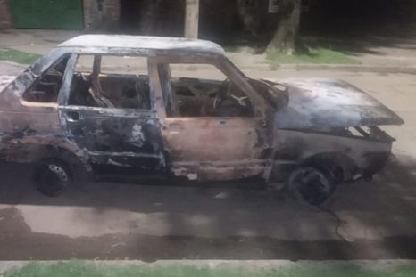 El vehículo fue hallado a 13 cuadras del lugar del crimen Foto: Rosario3