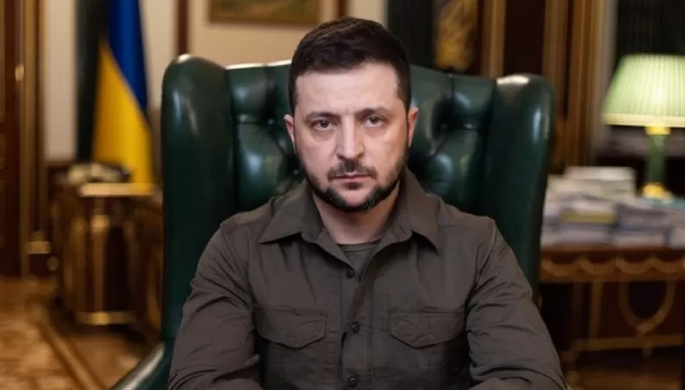 Volodymyr Zelensky habló por primera vez ante el Consejo de Seguridad de la ONU Foto: EPA
