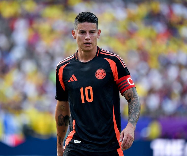 Zubeldía habló de James. Foto: @jamesrodriguez10