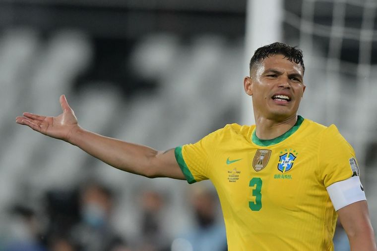 Thiago Silva furioso contra los críticos. Foto: EFE