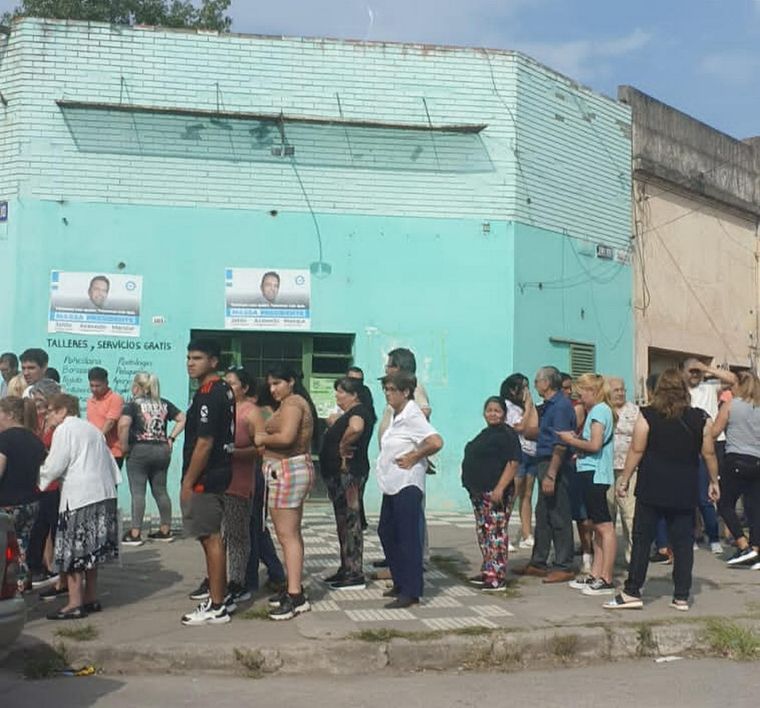 Desde las redes sociales circulan imágenes del despliegue del aparato partidario del PJ en Tucumán Foto: Twitter