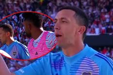 Borja, Marchesín y un cruce que podría pasar a mayores. Foto: Captura TNT Sports Borja, Marchesín y un cruce que podría pasar a mayores. Foto: Captura TNT Sports