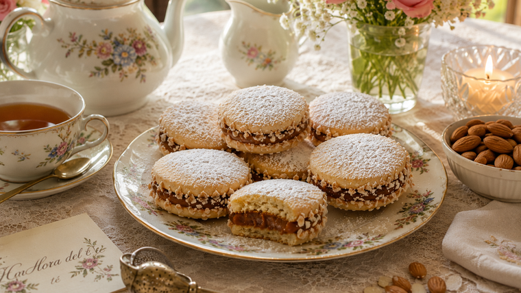Esta es la receta definitiva de alfajores de almendras