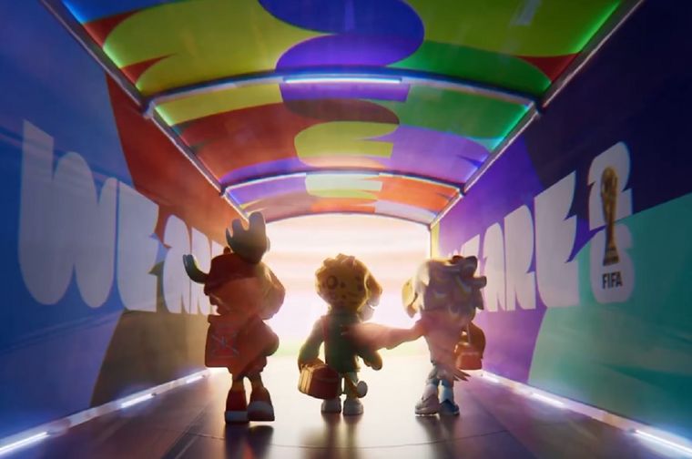 La FIFA confirmó las mascotas del próximo Mundial: un águila, un alce y un jaguar.