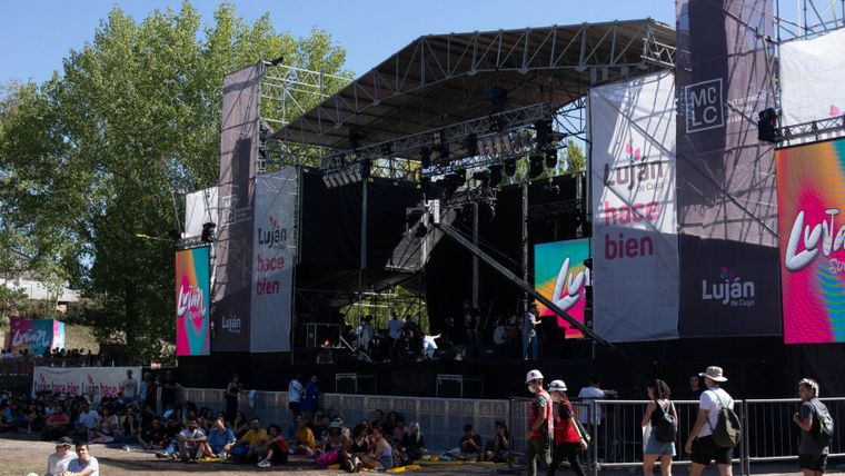 Por seguridad ante las tormentas, el municipio decidió postergar el evento por 24 horas. / Gentileza Luján de Cuyo