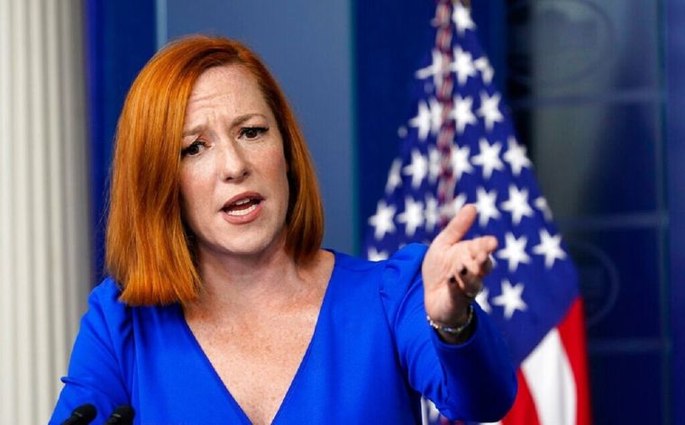 Jen Psaki, secretaria de prensa de la Casa Blanca Foto: AP