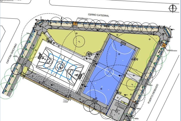 Los playones deportivos forman parte del Plan de mejora de infraestructura urbana que ejecuta la comuna. Los playones deportivos forman parte del Plan de mejora de infraestructura urbana que ejecuta la comuna.