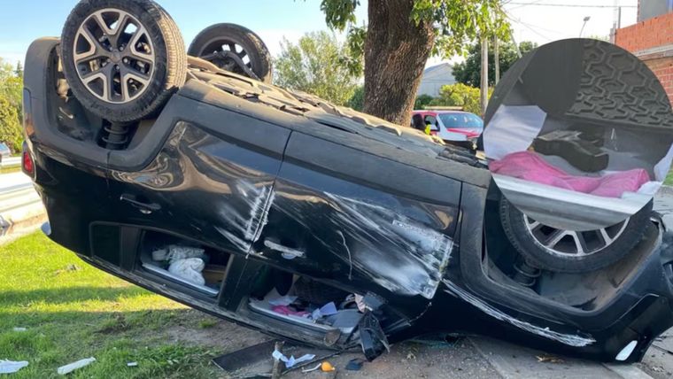 Persecución policial en Malvinas Argentinas terminó con la muerte de una beba. Foto: NA.