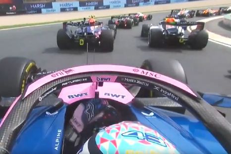 El piloto argentino tuvo una buena reacción al apagarse las luces. El piloto argentino tuvo una buena reacción al apagarse las luces.